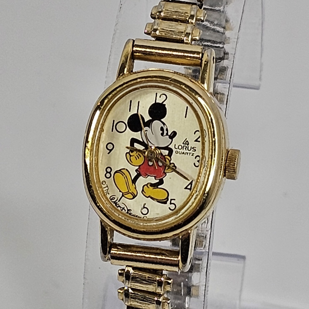 Working LORUS Mickey Mouse V811-5070 RO Women’s Walt Disney Watch Clean